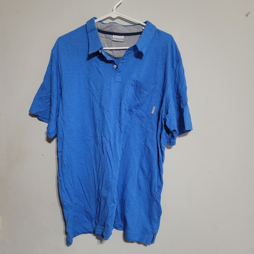 Mens Polo Size‎ XL Columbia Cotton Golf Tennis Preppy School Office Casual